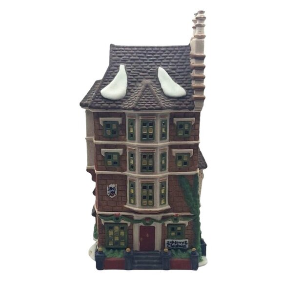 Department 56 Dickens Village Series Nephew Freds Flat Christmas Porcelain - Picture 3 of 13